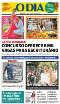 Portada de O Dia (Brésil)