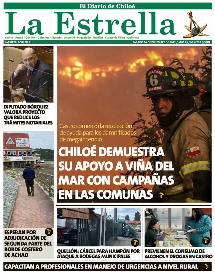 Portada de Estrella de Chiloé (Chile)