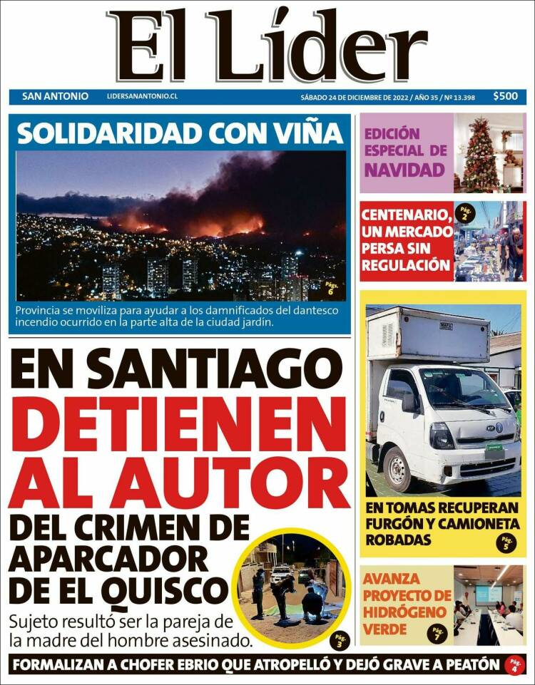Portada de Lider de San Antonio (Chile)