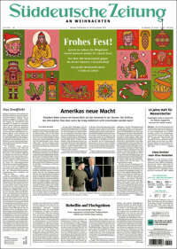Portada de Sueddeutsche (Alemania)