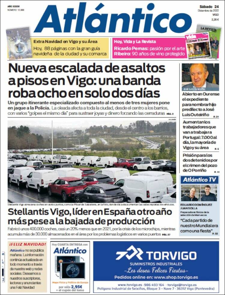 Portada de Atlántico Diario (Espa&ntilde;a)
