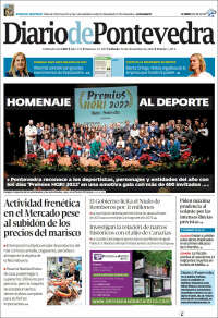 Portada de Diario de Pontevedra (Espa&ntilde;a)