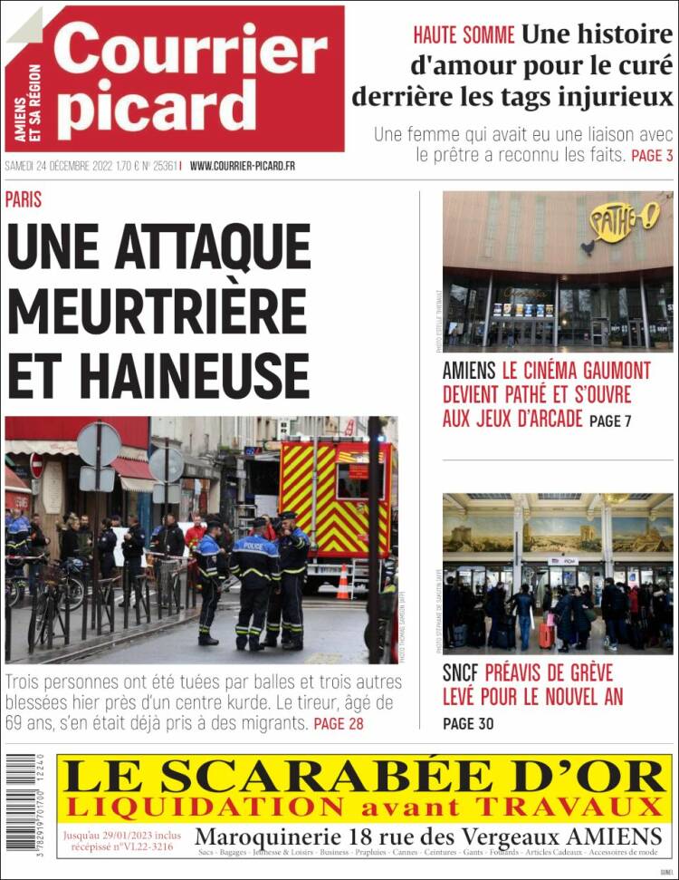 Portada de Courrier Picard (France)