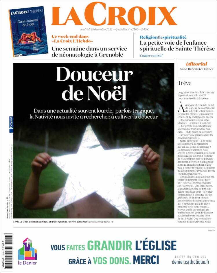 Portada de La Croix (France)