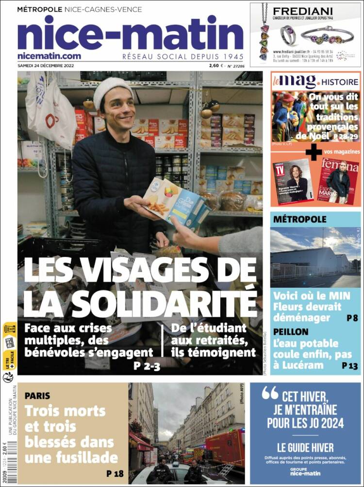 Portada de Nice-Matin (France)