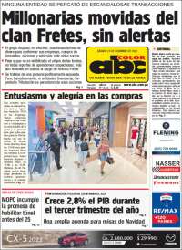 Portada de ABC Color (Paraguay)