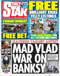 Portada de Daily Star (United Kingdom)