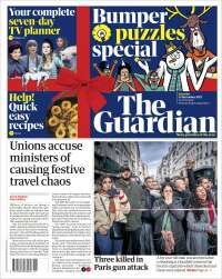 Portada de The Guardian (United Kingdom)