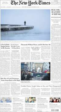 Portada de New York Times (USA)