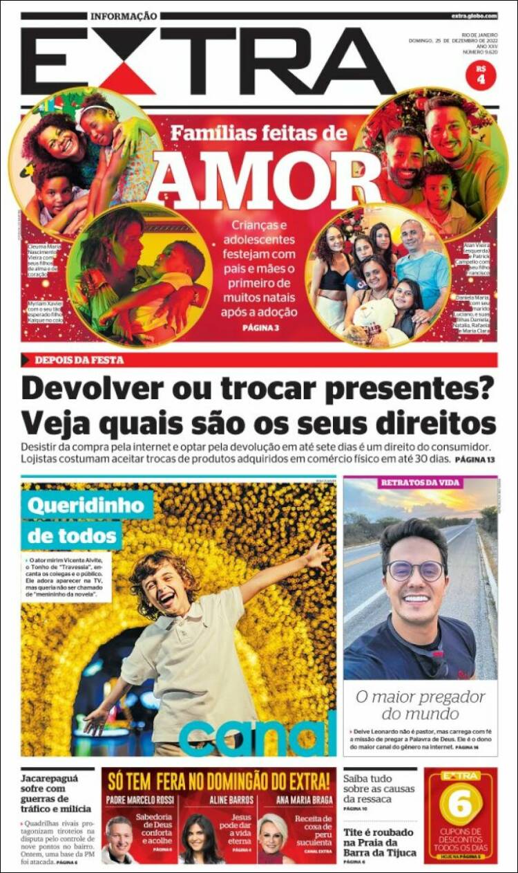 Portada de Extra (Brasil)