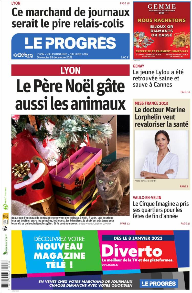 Portada de Progres de Fecamp (Francia)