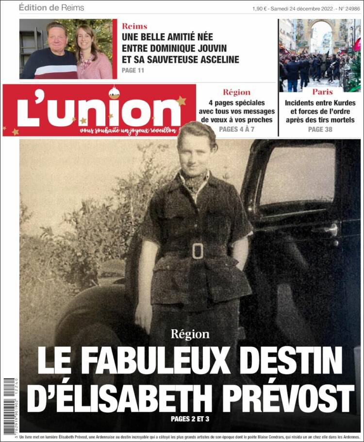 Portada de L'Union (Francia)