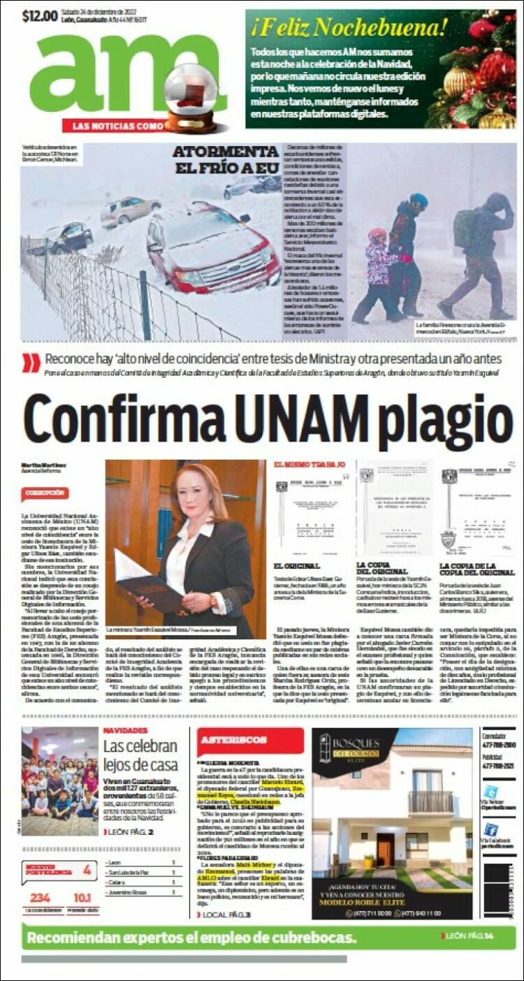 Portada de Al Día A.M. (Mexico)