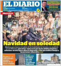 Portada de El Diario NY (USA)