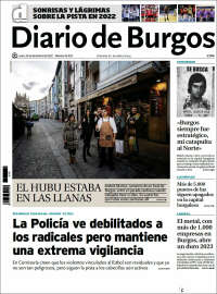 Portada de Diario de Burgos (España)