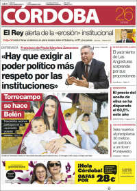 Portada de Diario de Córdoba (España)