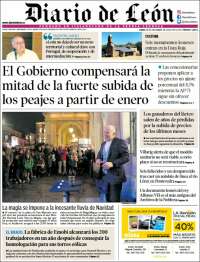 Portada de Diario de León (España)