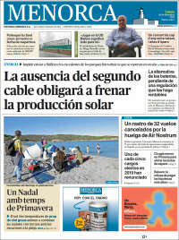 Portada de Menorca - Diario Insular (España)