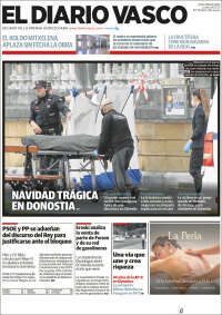 Portada de Diario Vasco (España)