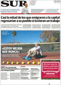 Portada de Diario el Sur (España)