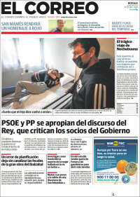 Portada de El Correo (España)