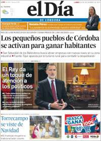 Portada de El Día de Córdoba (España)