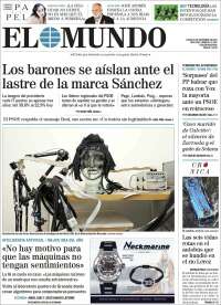 Portada de El Mundo (España)