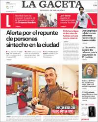 Portada de La Gaceta de Salamanca (España)