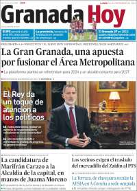 Portada de Granada Hoy (España)