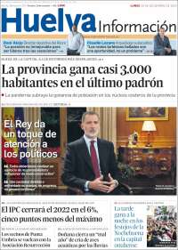 Portada de Huelva Información (España)