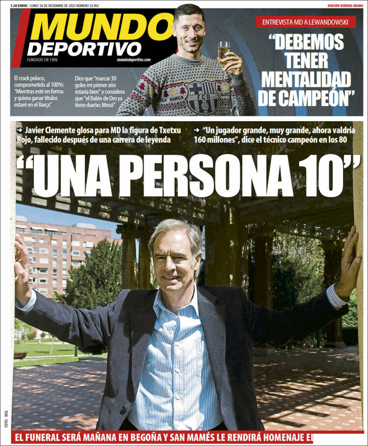 Portada de Mundo Deportivo Bizkaia (España)