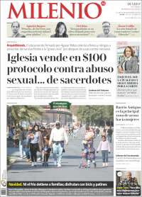 Portada de Milenio de Monterrey (Mexico)