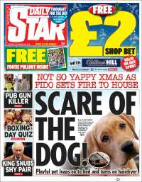 Portada de Daily Star (United Kingdom)