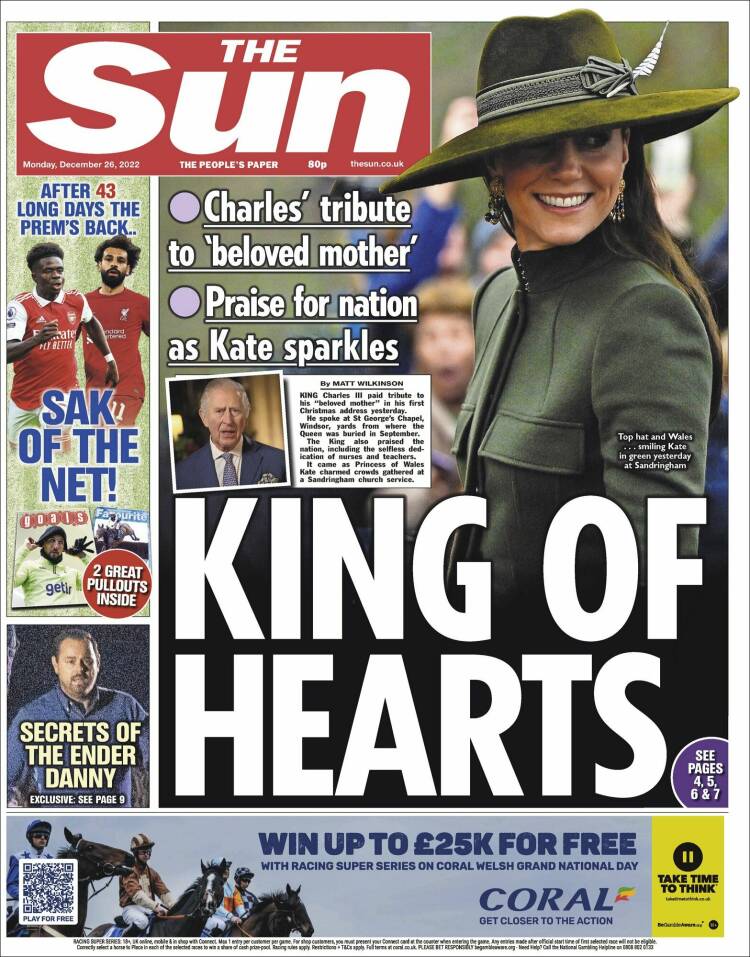 Portada de The Sun (United Kingdom)