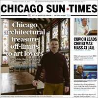 Portada de Chicago Sun-Times (USA)