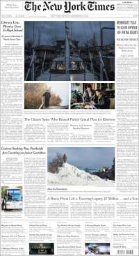 Portada de New York Times (USA)