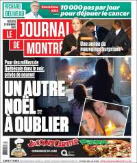 Portada de Le Journal de Montréal (Canada)