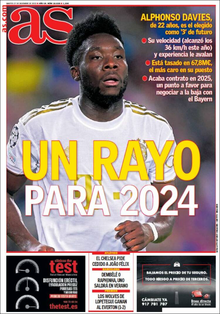 Portada de As (Espagne)