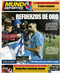 Portada de Mundo Deportivo Gipuzkoa (Espagne)