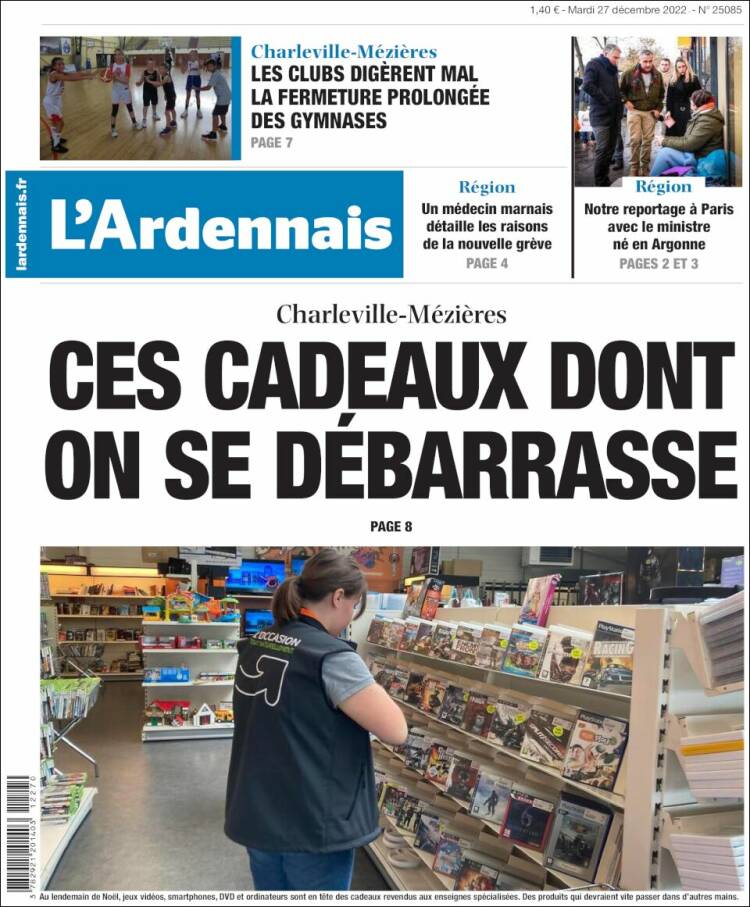 Portada de L'Ardenais (Francia)