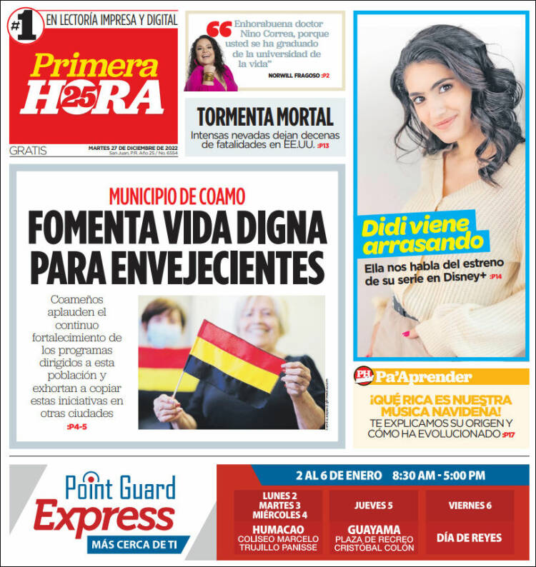 Top 15 primera hora noticias recientes última 2022