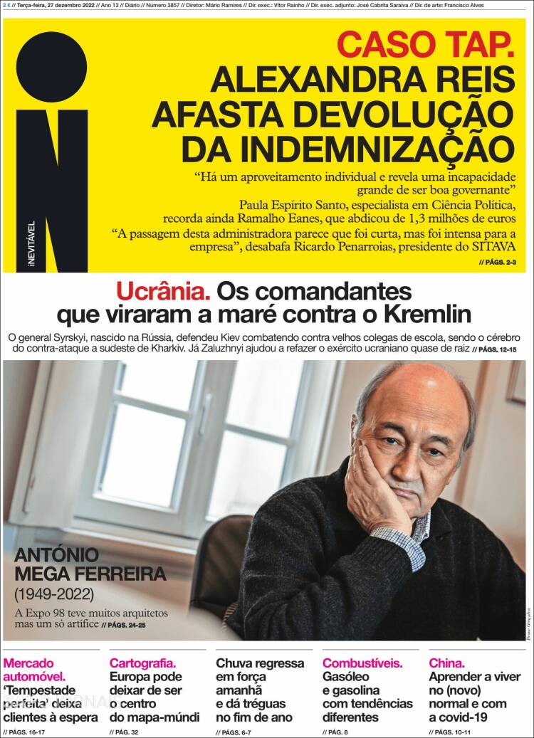 Portada de I - informação (Portugal)