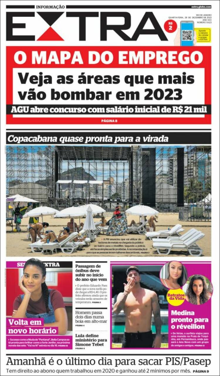 Portada de Extra (Brasil)