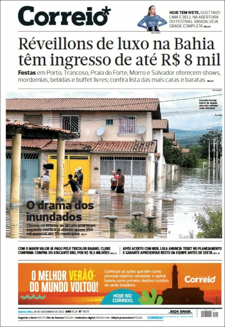 Portada de Correio* (Brasil)