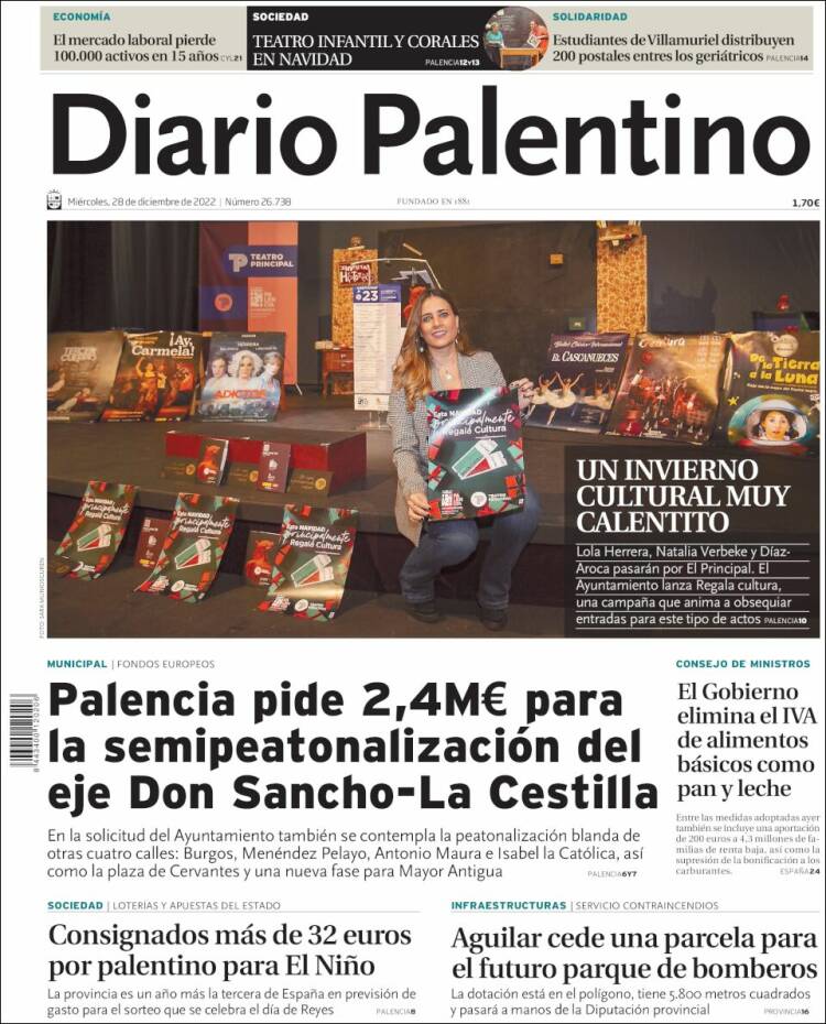 Portada de Diario Palentino (Espa&ntilde;a)