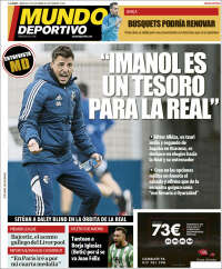 Portada de Mundo Deportivo Gipuzkoa (Espa&ntilde;a)