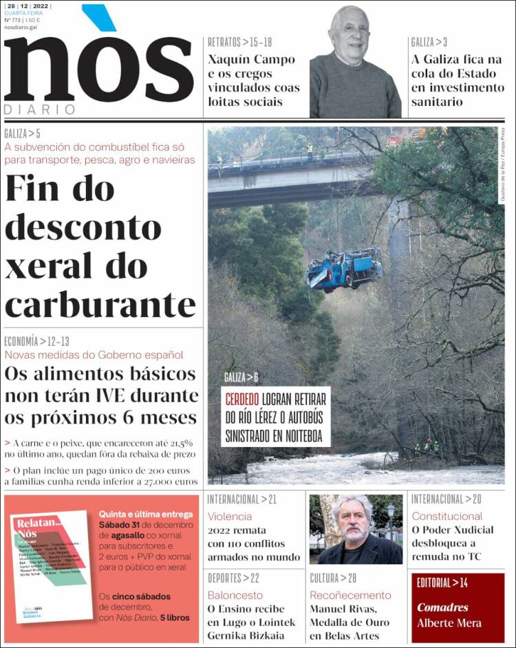 Portada de Nòs Diario (Espa&ntilde;a)