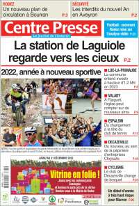 Portada de Centre Presse (Francia)