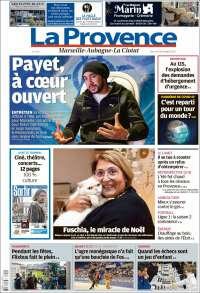 Portada de La Provence (Francia)