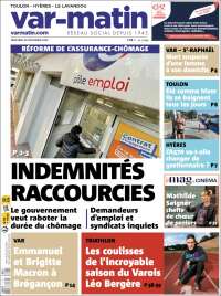 Portada de Var-Matin (Francia)